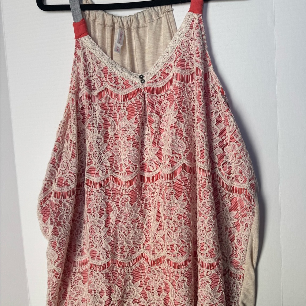 Xhilaration Orange Sleeveless Tank Top